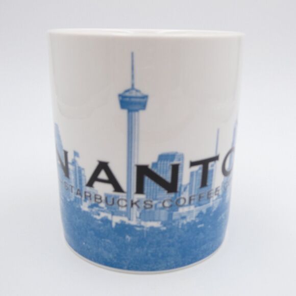 Starbucks 2002 San Antonio Mug Skyline Series Barista 18 oz Tea - Picture 2 of 9